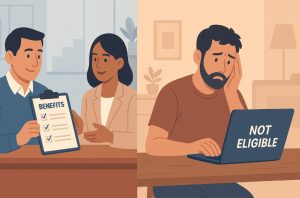 How Do Eligibility Criteria Differ Between Employed and Self-Employed Fathers